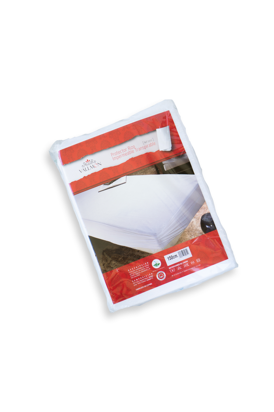 Cubrecolchón acolchado de rizo reversible | Protección contra ácaros y suciedad